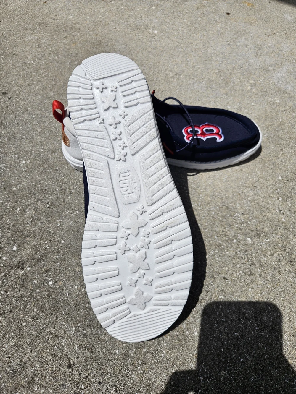 Hey Dude Boston RED SOX Shoe, Men’s Size 10 US 9 UK 43 EUR New Without Box